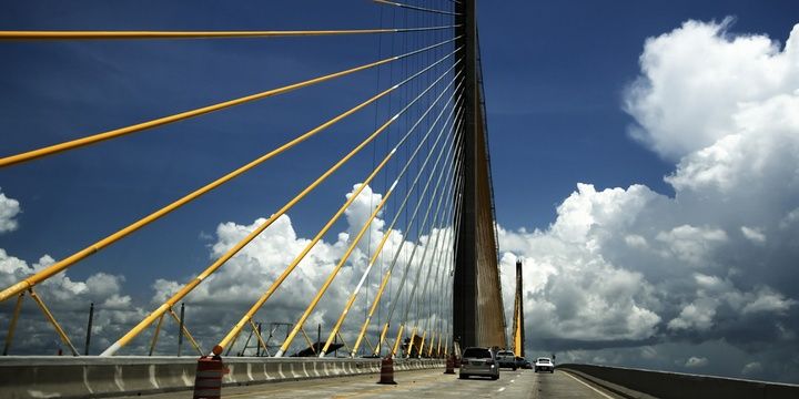 5 Bridges That Will Give You the Shivers Sunshine Skyway Bridge USA Florida